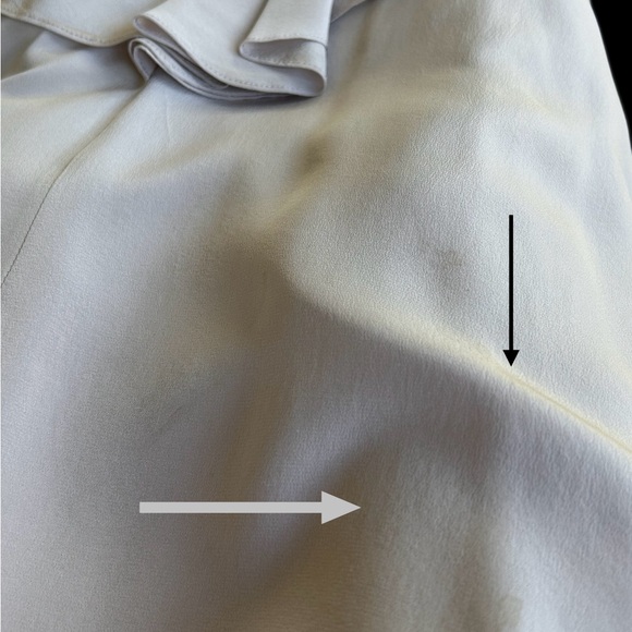 Geren Ford Pale Lavender Sleeveless Silk Ruffle Blouse‎ Small - Picture 7 of 17